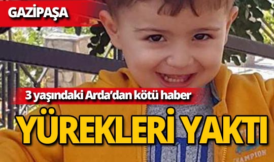 Kamyonetle duvar arasına sıkışan 3 yaşındaki Arda'dan acı haber