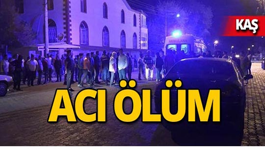 Kaş'ta kavgayı ayırmak isterken canından oldu!