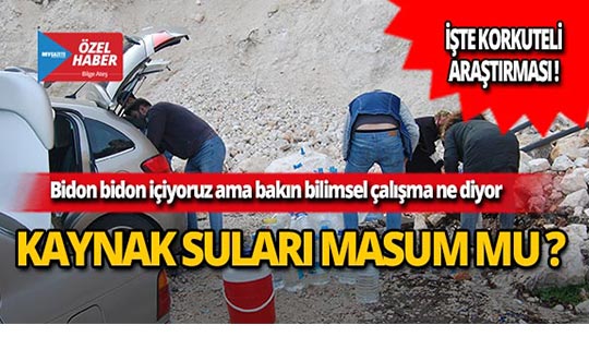 Kaynak suları sağlıklı mı? Bakın bilimsel çalışma ne diyor!