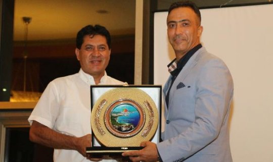 Kemer İlçe Jandarma Komutanı'na veda yemeği