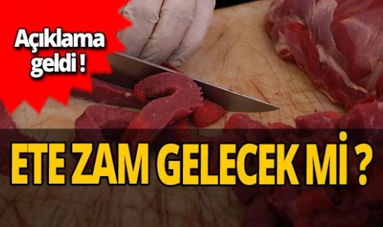 Kırmızı ve beyaz ete zam yapılacak mı?
