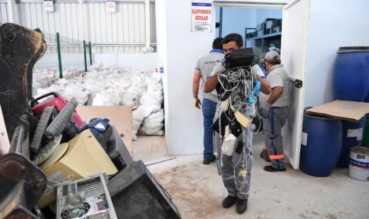 Konyaaltı Belediyesi'nden e-atıkların geri dönüşümü