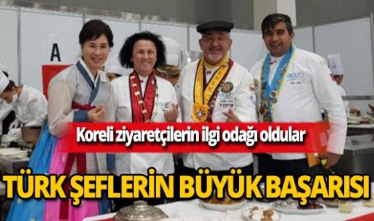 Kore'de Türk şeflerin büyük başarısı