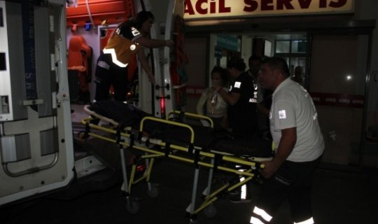 Korkunç kaza : Saçları bir anda alev aldı!