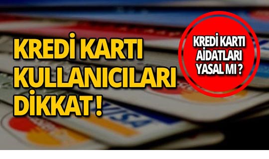 Kredi kartı aidatı yasal mı? Nasıl geri alınır? İşte tüm ayrıntılar...