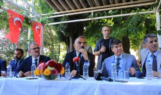 Kültür ve Turizm Bakanı Ersoy memleketi İbradı'da