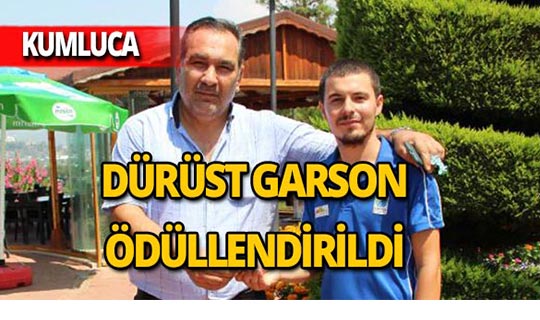 Kumluca'da kayıp kurbanlık parasını, garson buldu