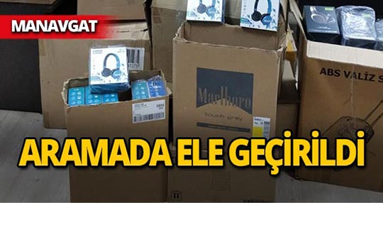 Manavgat'ta depo ve araçta yapılan aramada ele geçirildi