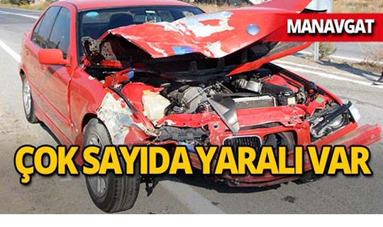 Manavgat'ta faciadan dönüldü : Çok sayıda yaralı var!