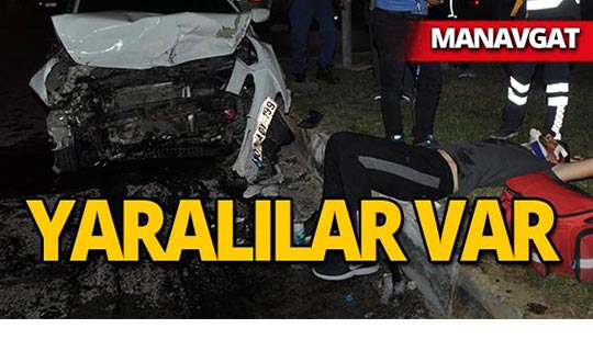 Manavgat'ta kaza : Çok sayıda yaralı var!
