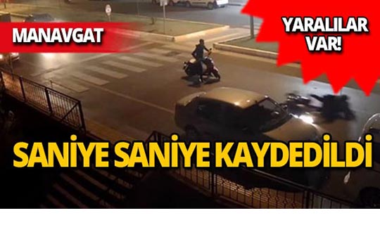 Manavgat'ta korkunç kaza : Kafa kafaya çarpıştılar!