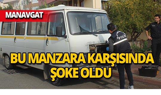 Manavgat'ta sabah gördüğü manzara karşısında şoke oldu!