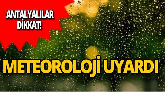 Meteoroloji'den bir iyi bir kötü haber!
