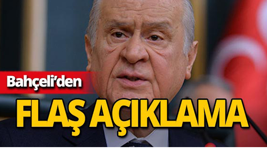 MHP lideri Bahçeli'den 'Melih Gökçek' açıklaması!