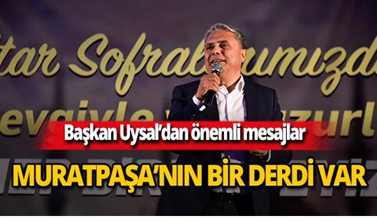 Muratpaşa'da 2 bin kişi orucunu birlikte açtı