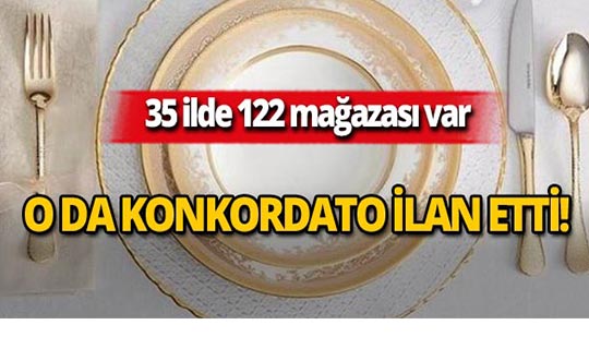 O şirket de konkordato ilan etti!