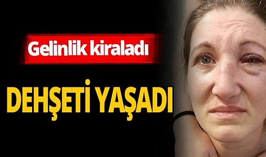 Önce gelinliği kirlettiler sonra çalışanı darp ettiler