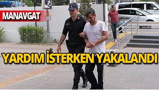 Polisten yardım istedi, hırsızlıktan yakalandı
