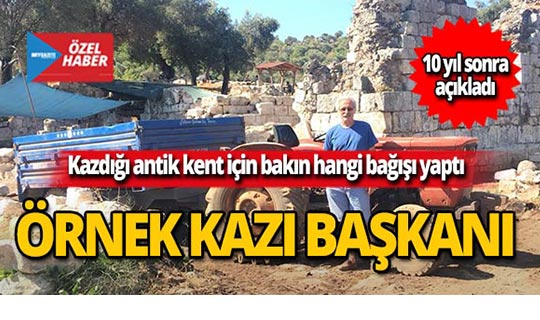 Profesör yaptığı bağışı yıllar sonra açıkladı