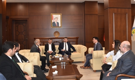 Rektör Çelik’e hayırlı olsun ziyaretleri devam ediyor