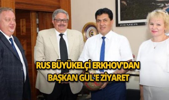 Rus Büyükelçi Erkhov'dan Başkan Gül'e ziyaret