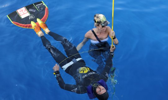 Serbest Dalış Dünya Şampiyonası'nda dünya rekoru