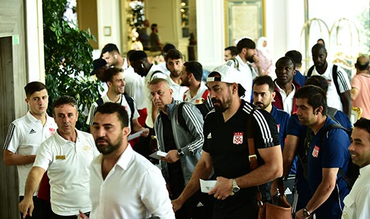 Sivasspor Adin Beach Hotel'i tercih etti