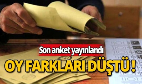 Son anket yayınlandı: İki parti baraj sınırında!