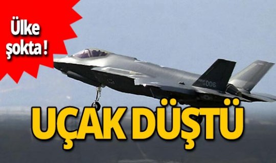 SON DAKİKA! ABD'de F-35 uçağı düştü!
