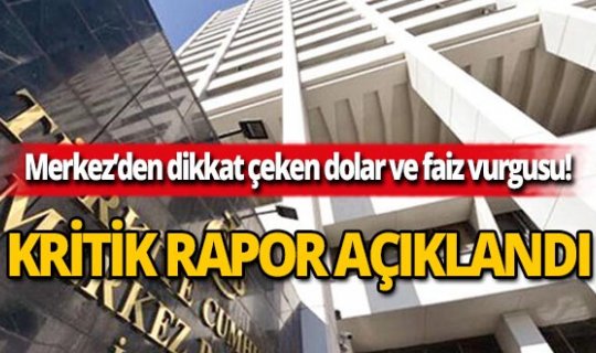 Son dakika: Merkez Bankası'ndan faiz müjdesi