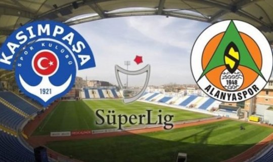 Spor Toto Süper Lig: Kasımpaşa: 1 - Aytemiz Alanyaspor: 2