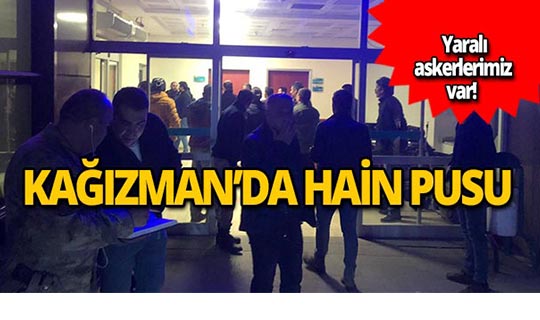 Teröristler pusu kurdu! Yaralı askerlerimiz var