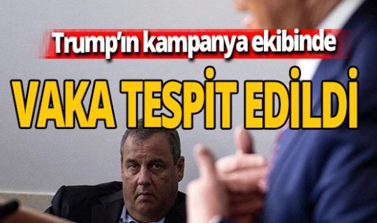 Trump'ın kampanya ekibinden eski New Jersey Valisi Christie Covid-19'a yakalandı