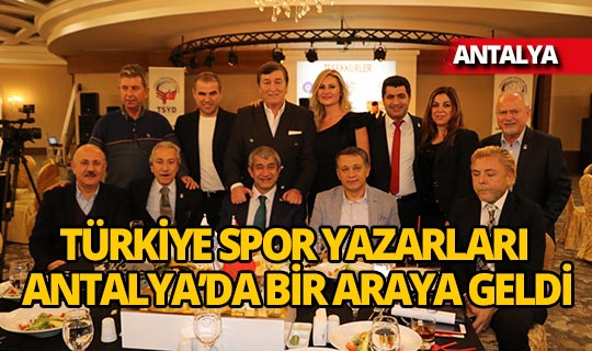 TSYD Antalya Şubesi Üyeleri Kaynaşma Gecesinde Buluştu