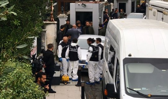 Türk heyet, Suudi Konsolos'un konutuna geldi