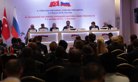 Türk-Rus Toplumsal Forumu geleceğe ışık tuttu