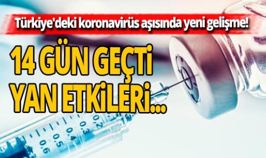 Türkiye'deki koronavirüs aşısında yeni gelişme!