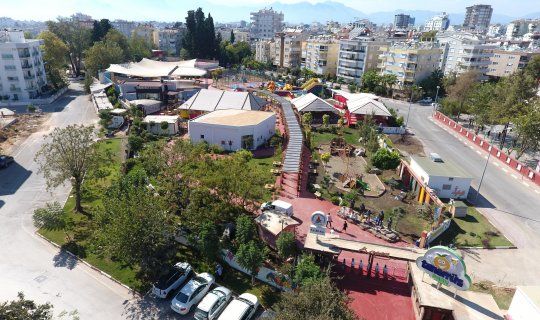 Türkiye’nin en büyük labirent parkuru Teneffüs Park’ta