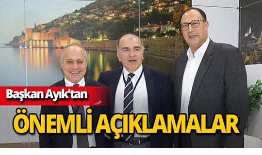 TÜROFED Başkanı Ayık EMITT'de Alanya standını ziyaret etti!