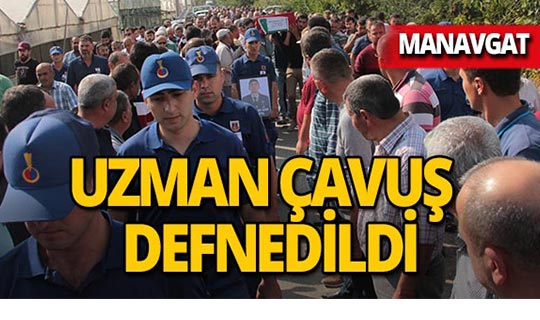 Uzman çavuş memleketi Manavgat'ta toprağa verildi