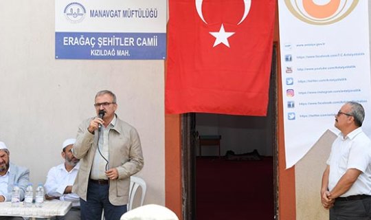 Vali Karaloğlu Manavgat'ta cami açılışı yaptı