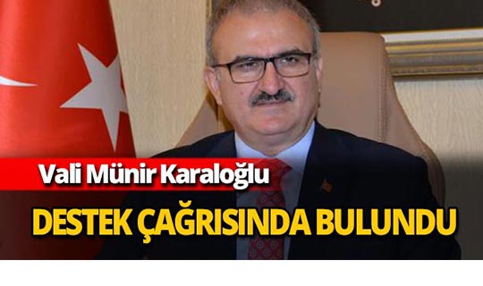 Vali Karaloğlu'ndan Filistin çağrısı