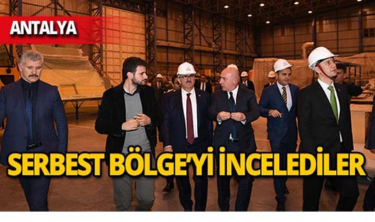 Vali Karaloğlu ve ASELSAN Başkanı Görgün Serbest Bölge’yi inceledi