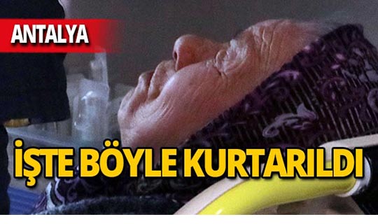 Yangından kurtuldu, ilk sorusu bakın ne oldu