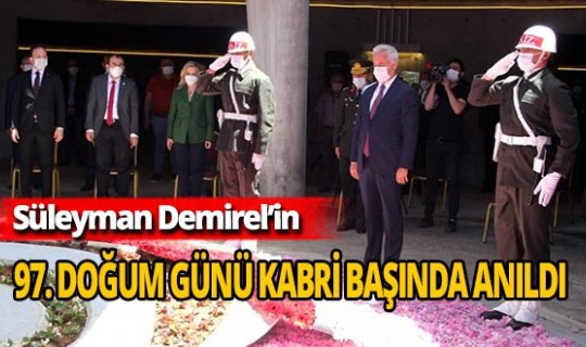9. Cumhurbaşkanı Demirel'e kabri başında 97. doğum günü anması
