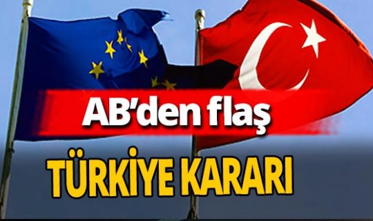 AB Türkiye'ye yönelik yaptırım talebini kabul etmedi