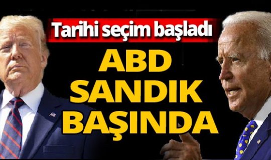 ABD tarihinin en kritik seçimlerinde oy kullanma işlemi başladı