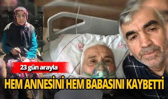 Ahmet Demirci anne babasını koronadan kaybetti