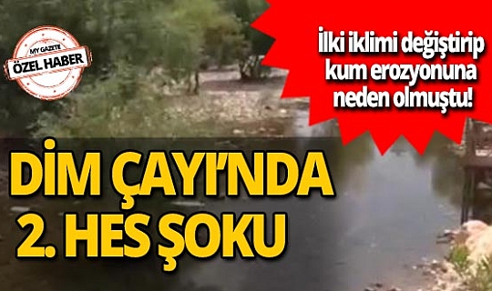 Alanya Dim Çayı'nda ikinci HES şoku