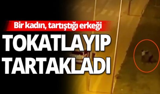 Antalya'da bir kadın, tartıştığı erkeğe şiddet uyguladı
